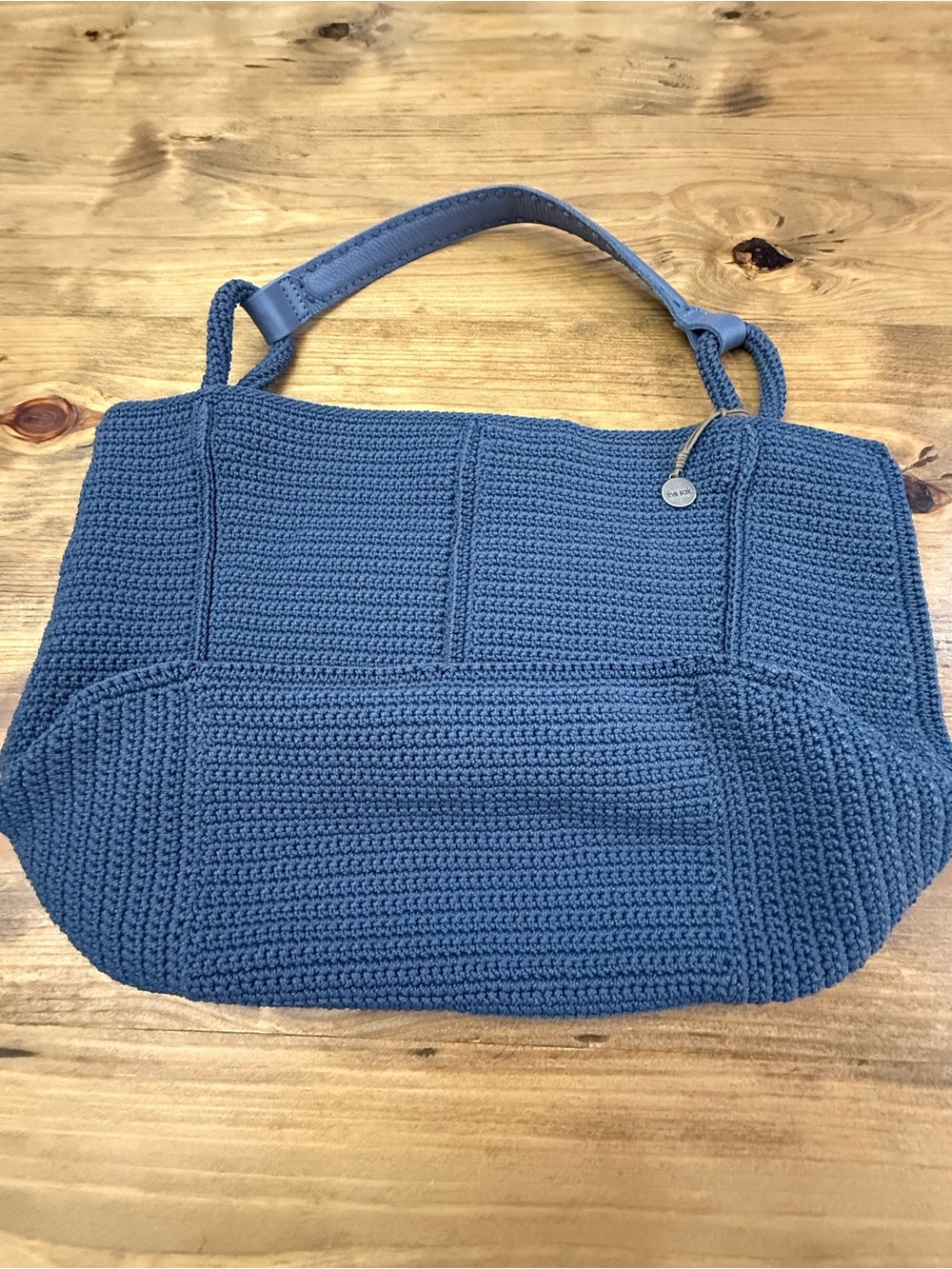 The Sak Los Feliz Crochet Tote in maritime crochet - Picture 5 of 8